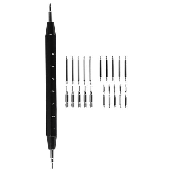 Set di Cinturino di Ora da Sostituire - 111PEZzi - Acciaio Inossidabile - Attrezzi - Resistente allo Sfregamento - Resistente alla Corrosione - Lunga Durata - Kit di Riparazione di Ora