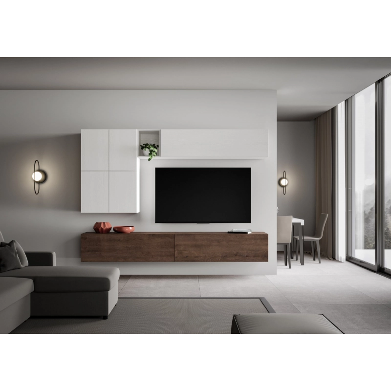 Composizione Parete Soggiorno A16 L.268 P.39,2