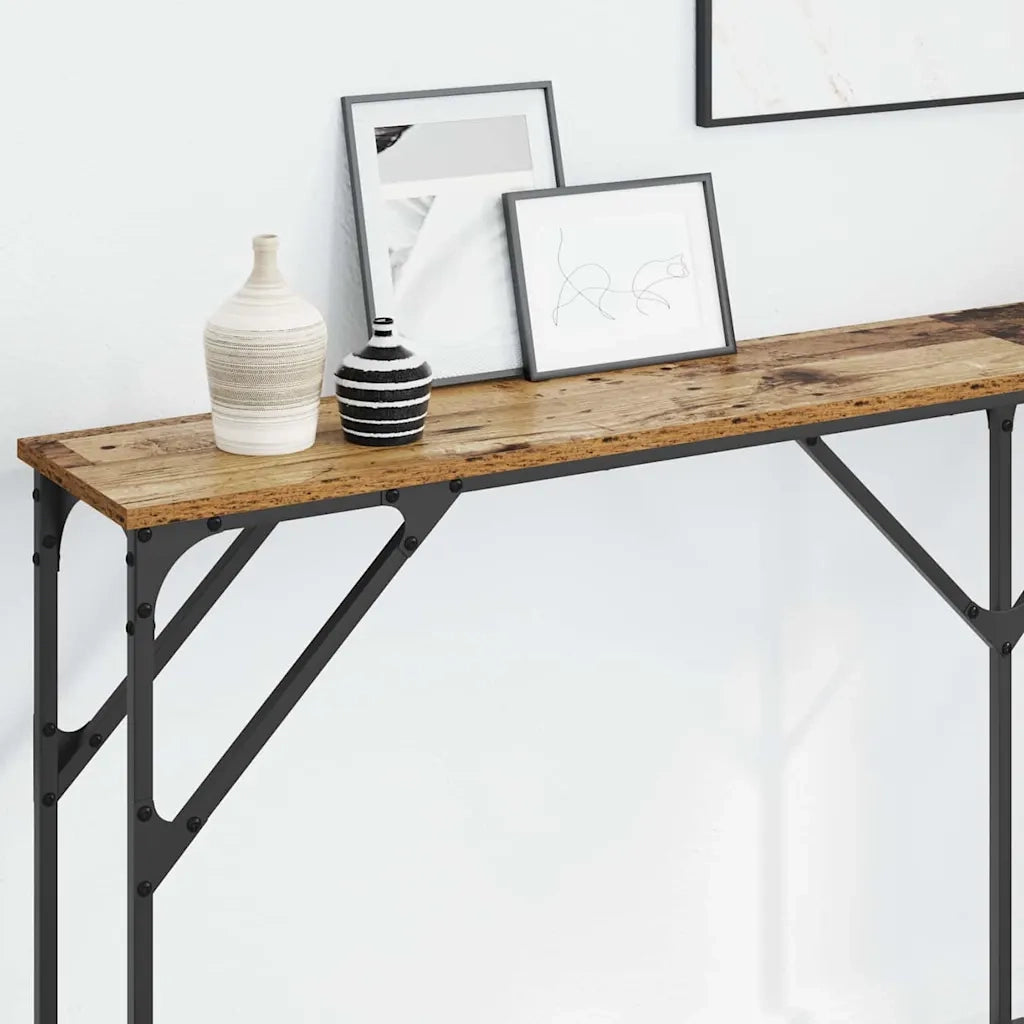Tavolo consolle Legno vecchio 180 x 23 x 75 cm 871326