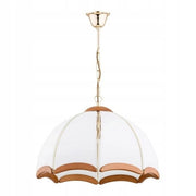 Lampada a sospensione Alfa Sikorka 3xE27 Ø46 bianco/oro