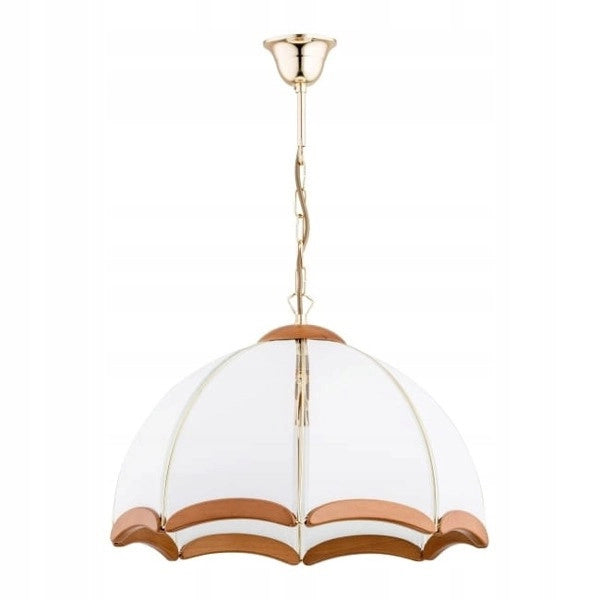 Lampada a sospensione Alfa Sikorka 3xE27 Ø46 bianco/oro