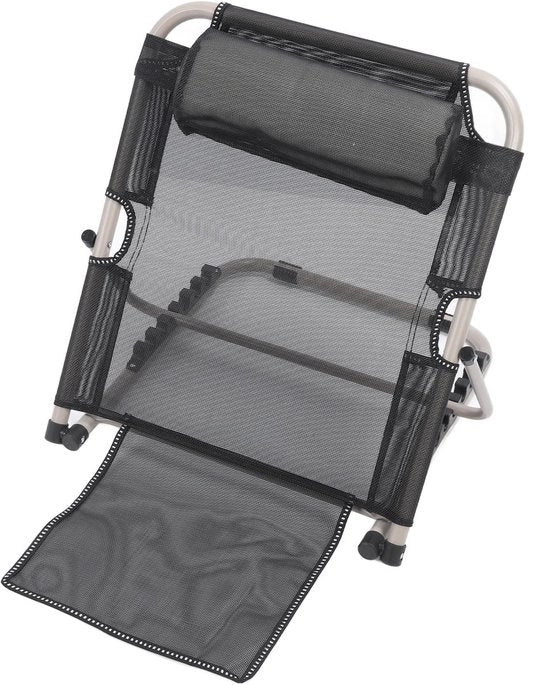 Sedile da letto pieghevole 6 velocità - Regolabile - Supporto antiscivolo - Cuscino respirante - Comodo per anziani