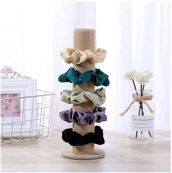 Supporto per gioielli, torre verticale per collane, bracciali, fermagli e cinturini, a forma di T.