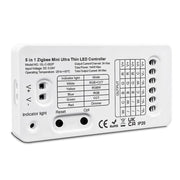 Mini ZigBee Controller 12V 24V 5 In 1 Per Striscia Led Da Mono Colore Fino a 5 Canali Con Philips HUE 3.0 e Amazon Alexa Echo (4ª generazione) o Echo Studio