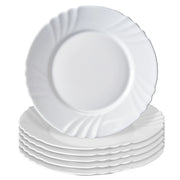 Set di 6 piatti da dessert KADAX da 20 cm, colore bianco.