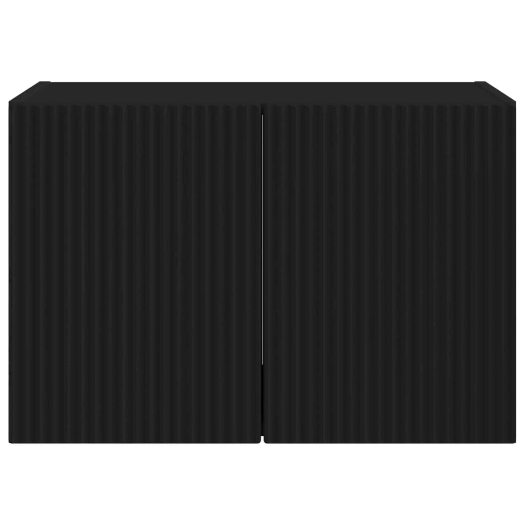 Mobile TV da parete Nero 59,5 x 31 x 40 cm Legno multistrato 892331