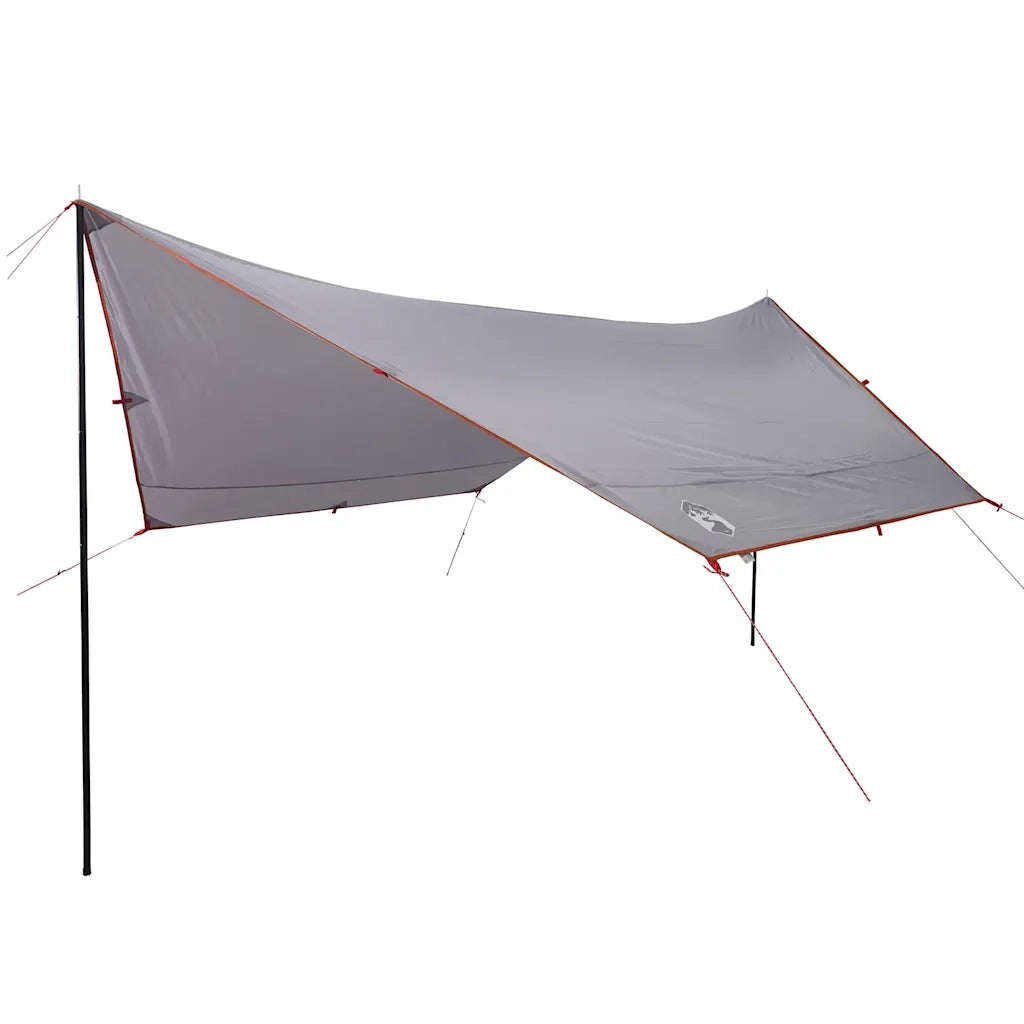 Telone da Campeggio Grigio e Arancione 430x380x210 cm Impermeabile 94684