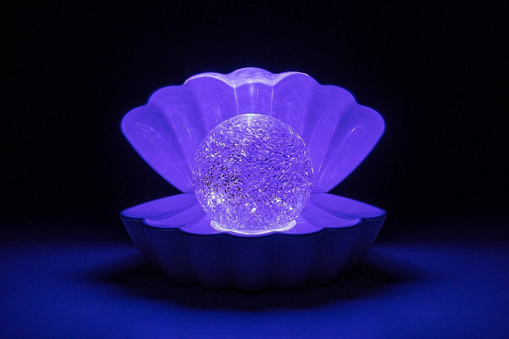 Lampada da tavolo bimba LED RGB conchiglia Rabalux