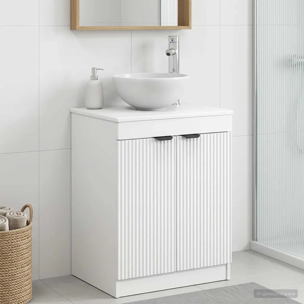 Mobile da Bagno Bianco 54 x 41 x 70 cm Legno ingegnerizzato