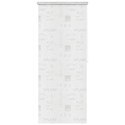 Tenda a Rullo per Doccia 80x240 cm con Scritta Splash