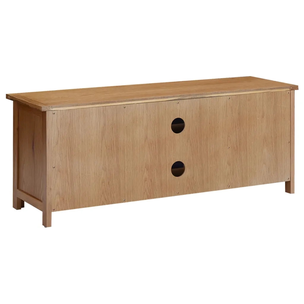 Mobile TV 110x35x44 cm in Legno Massello di Rovere 327435