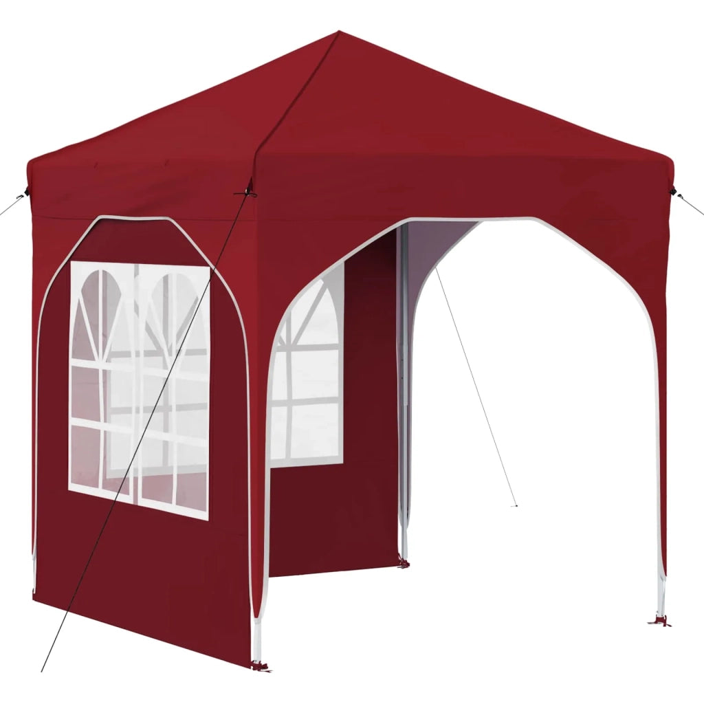 Tenda per feste a pop-up 192 x 192 x 245 cm Borgogna 42019829