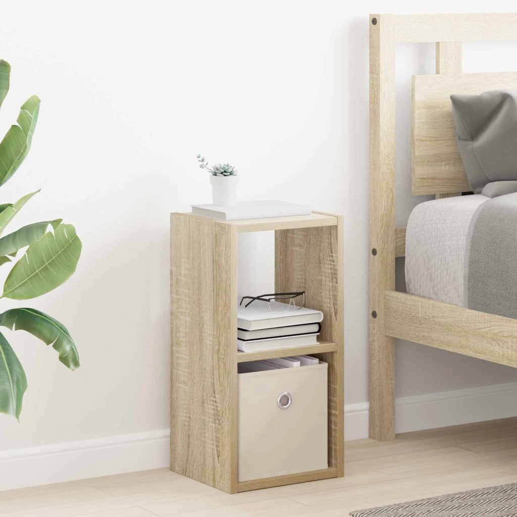 Comodino con cassetto 2 pcs Rovere Sonoma 25,5 x 22 x 49,5 cm