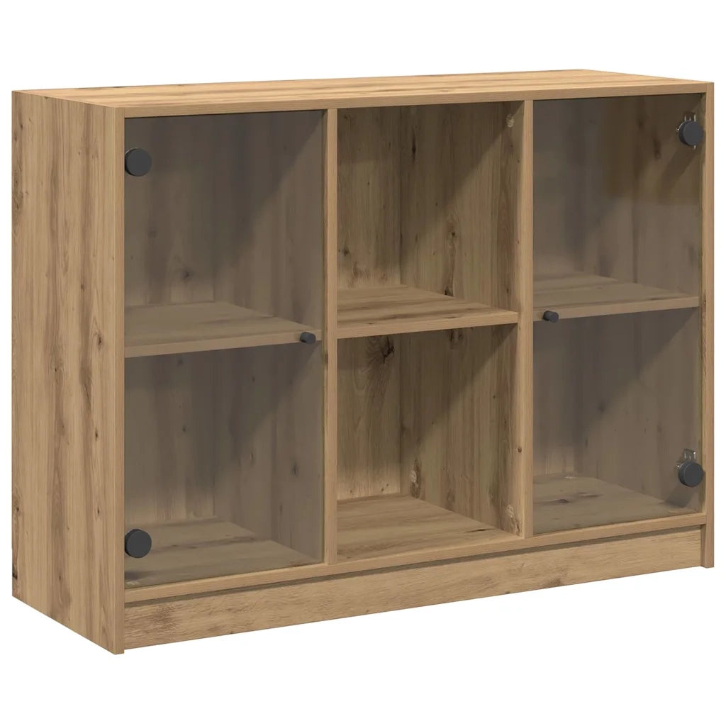 Credenza-Buffet-Armadio da cucina Rovere Artigianale 102x37x75,5 cm in Legno Multistrato