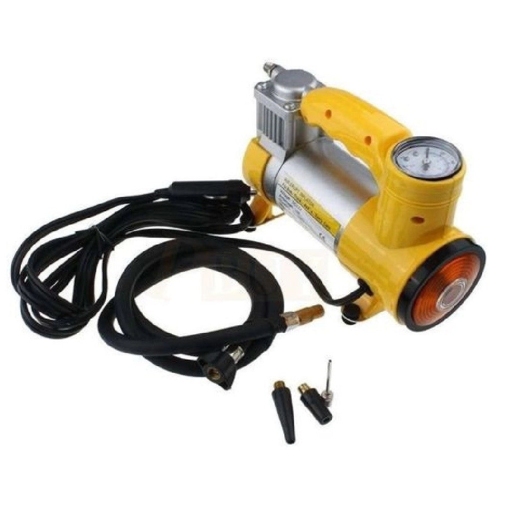 Trade Shop - Mini Compressore Portatile Presa 12v Da Auto Moto Barca Minicompressore 12 Volt -