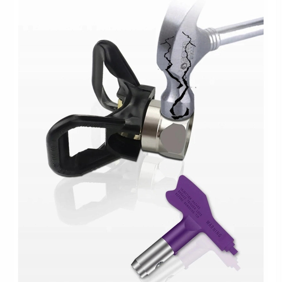 Pistola a Spruzzo Rosfix TurboJet TJ1 – Alta Precisione e Comfort | Ugello Ultra Spray 513 | Verniciatura Professionale