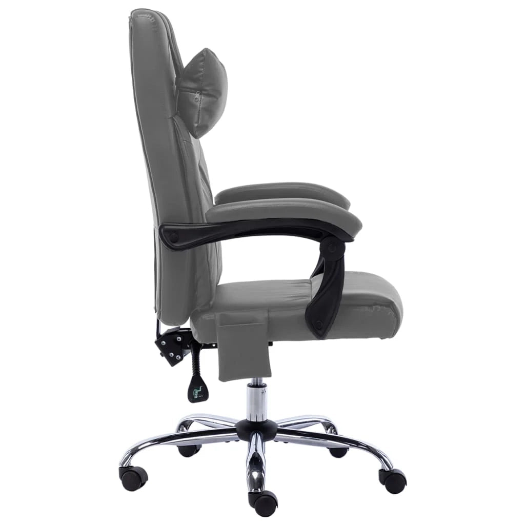 Sedia poltrona sedia da ufficio sedia da computer sedia da studio sedia da massaggio similpelle antracite antracite 02_0024004