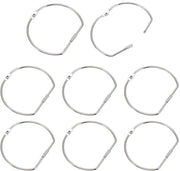 Fili di acciaio di alta qualità a forma di D, 8 pezzi, 114 mm di larghezza, 96 mm di lunghezza, resistente e robusto, anelli di legatura