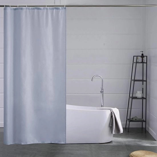 Douchegordijn acqua impermeabile - 1 pezzo - poliestere - 90x180 cm