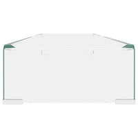 Mobile/Rialzo Porta TV in Vetro Trasparente 100x30x13 cm cod mxl 12819