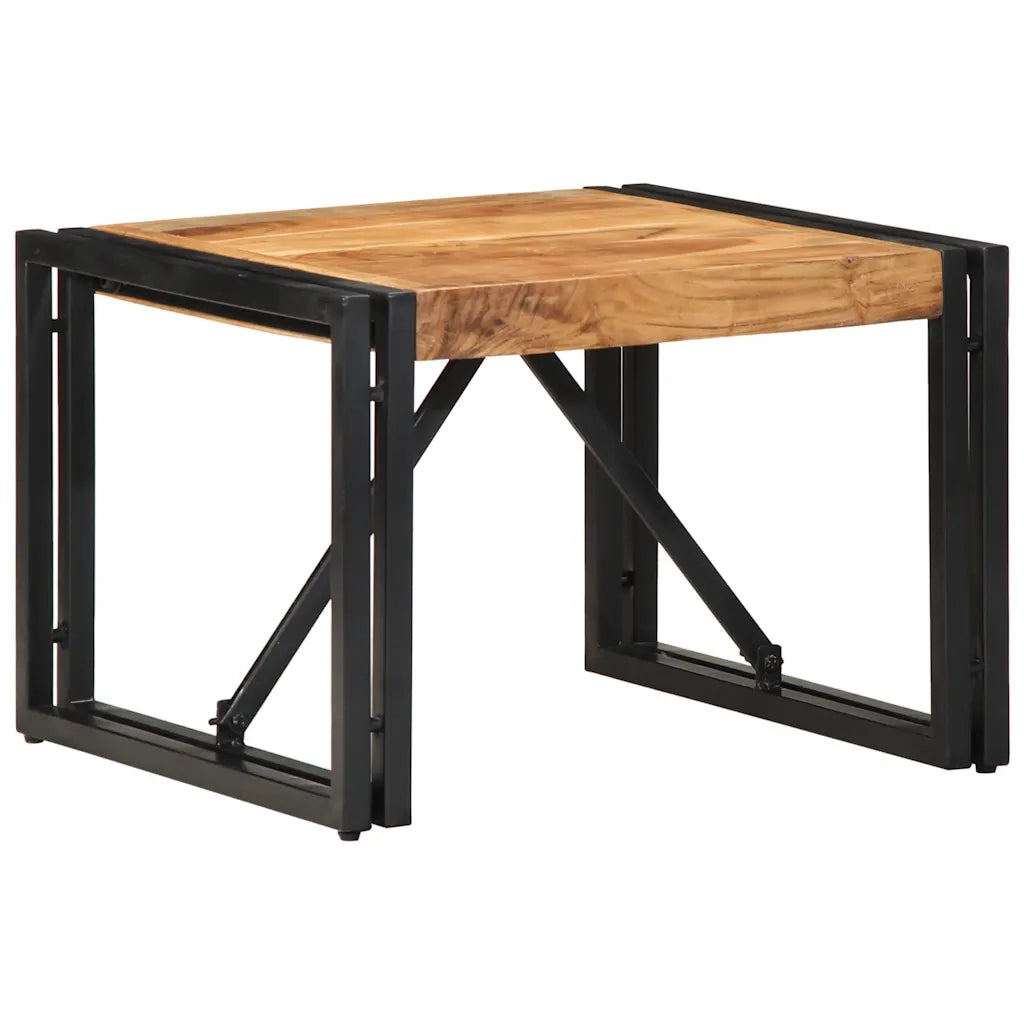 Tavolino da CaffÃ¨ 50x50x35 cm Legno Massello di Acacia