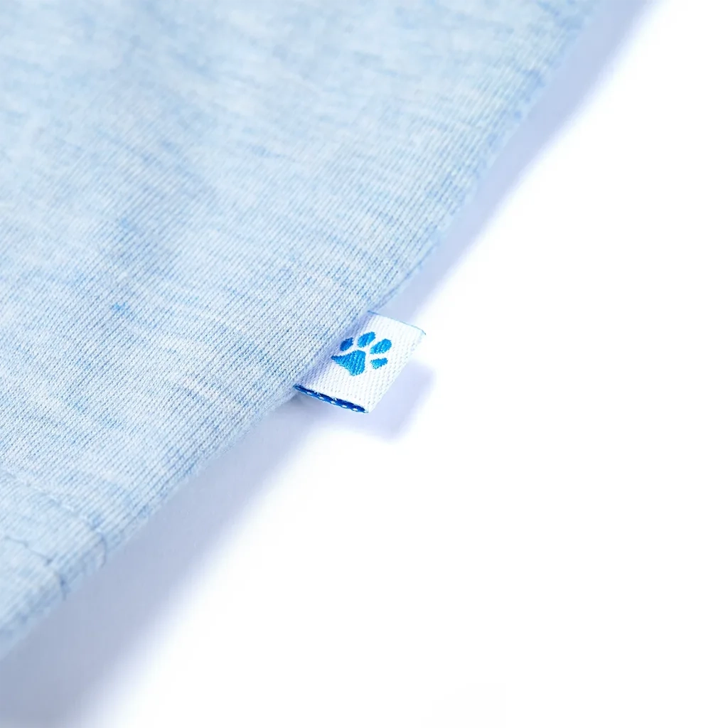 Maglietta da Bambino Blu Tenue MÃ©lange 140