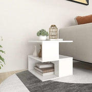 Tavolino Bianco 40x40x40 cm in Legno Multistrato cod mxl 7364