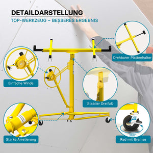 Solleva pannelli professionale XXL per cartongesso Alzalastre