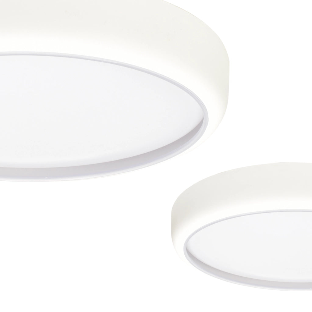 Plafoniera LED Milagro GEA bianca 39cm 36W CCT dimmerabile