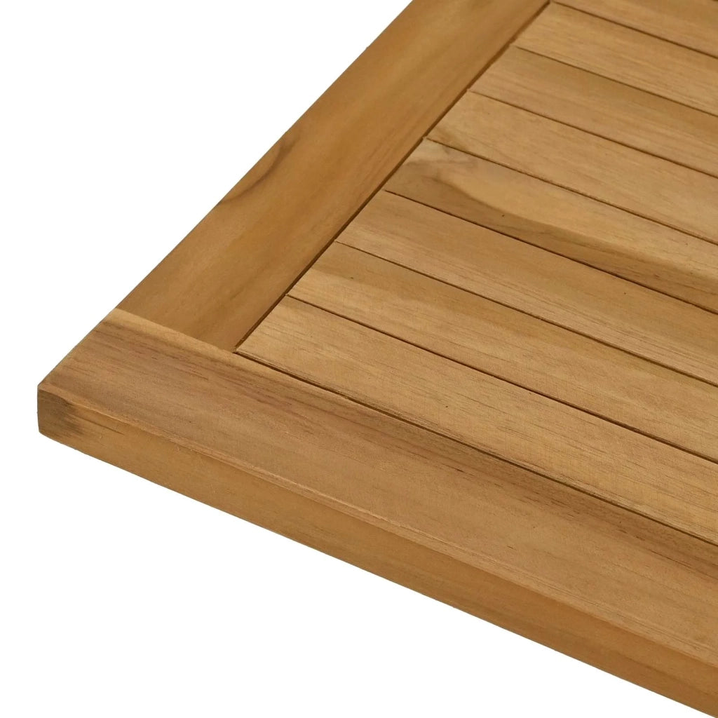 Piano del tavolo Rettangolare Legno di teak solido Naturale 42033168