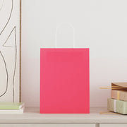 Sacchetti di Carta 50 pz con Manici Rosa 21x11x28 cm CFW1268103