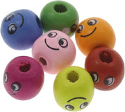Set di Cerniere in Legno - 60 pezzi, 14 mm, Cerniere Colorate per Attività di Riciclo