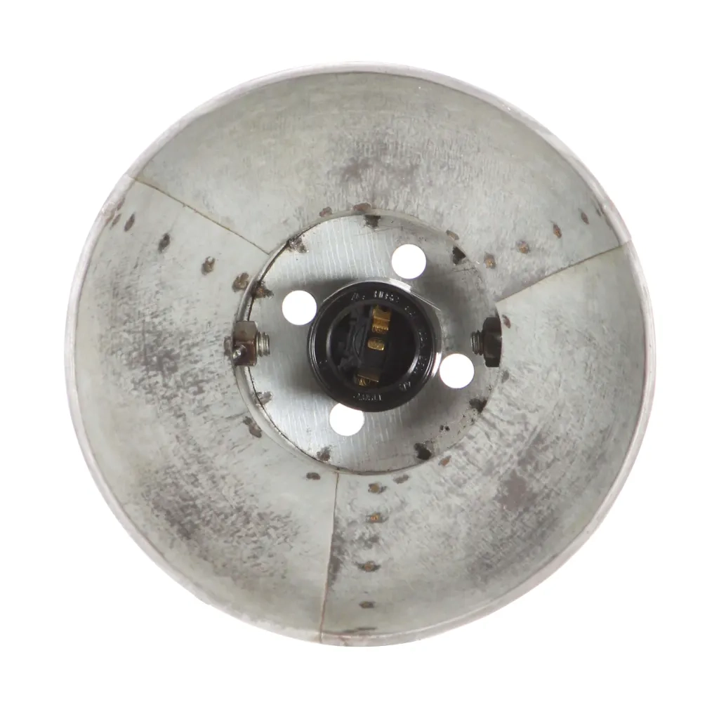 Lampada da Parete in Stile Industriale Argento 65x25 cm E27 320502