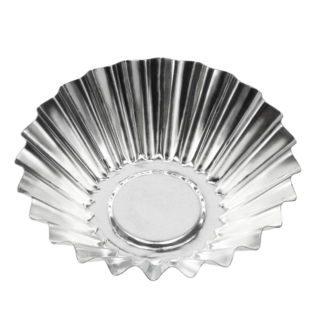 Set di 10 stampi in metallo KADAX per muffin, cupcake e crostatine, 7 cm