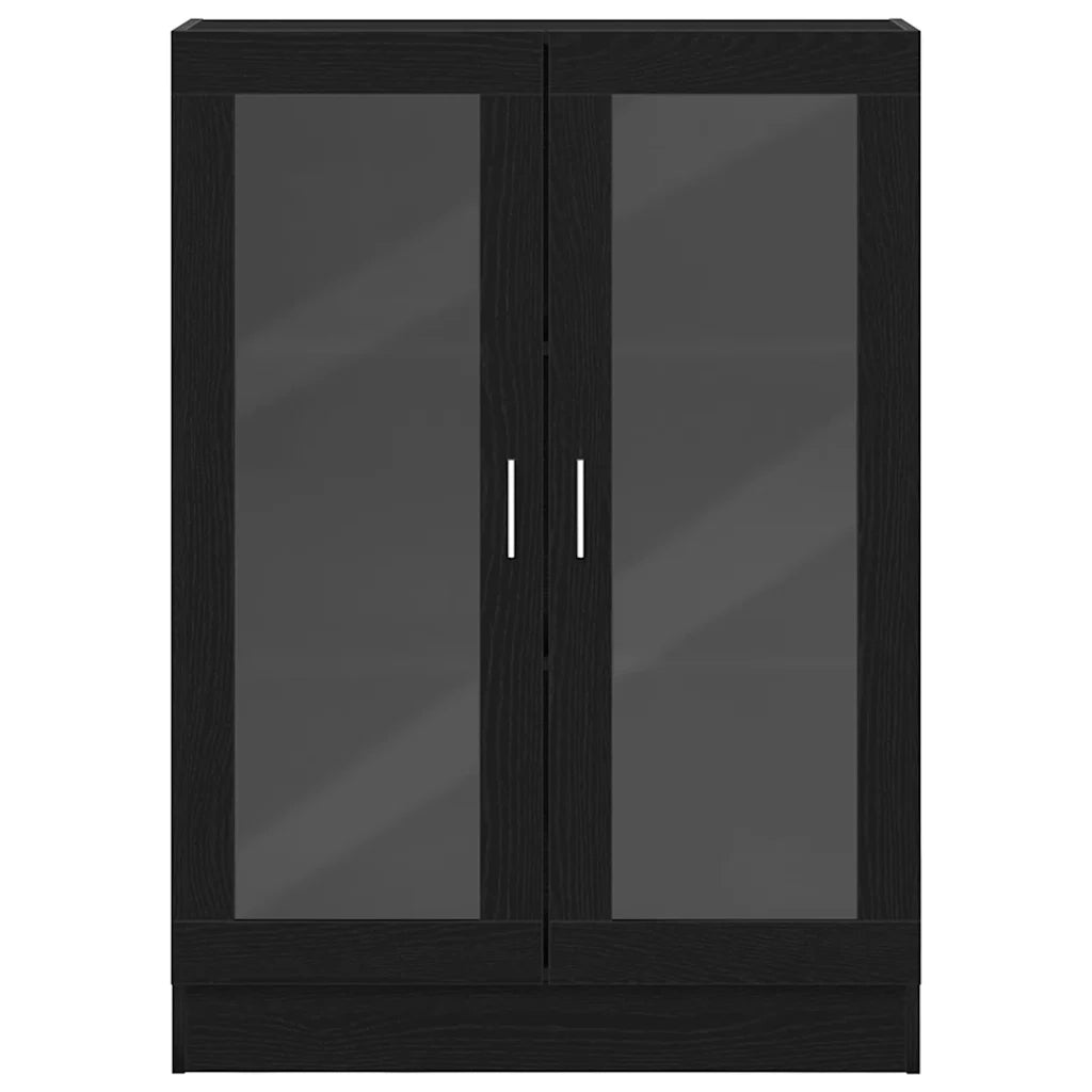 Libreria Rovere Nero 82,5x30,5x115 cm in Legno Multistrato