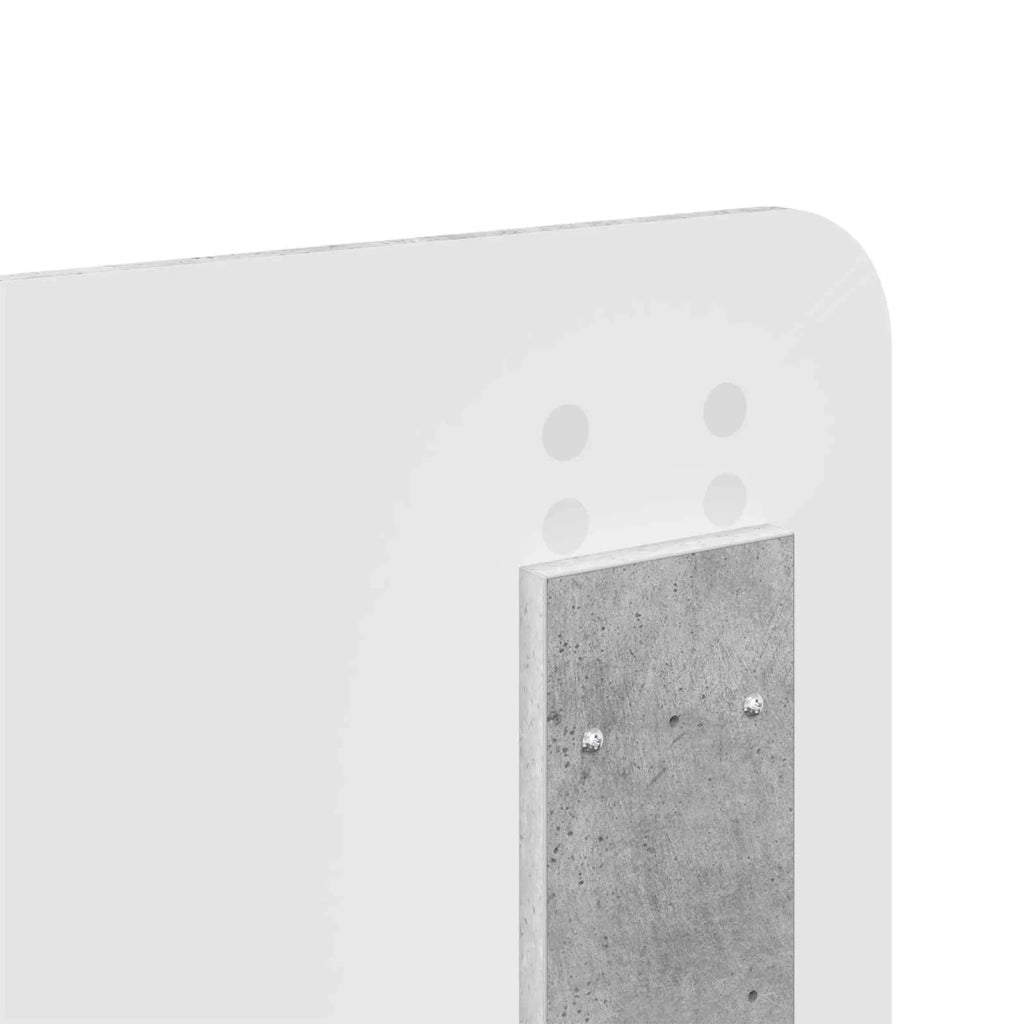 Testiera Grigio cemento Legno ingegnerizzato 887883