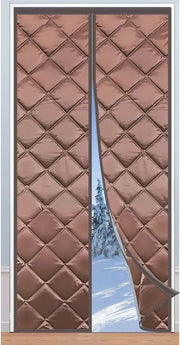 Deurgordijn termoisolato per ottimale isolamento porta - Eterno chiuso, Silenzioso e Salva Energia (B95*H220cm)