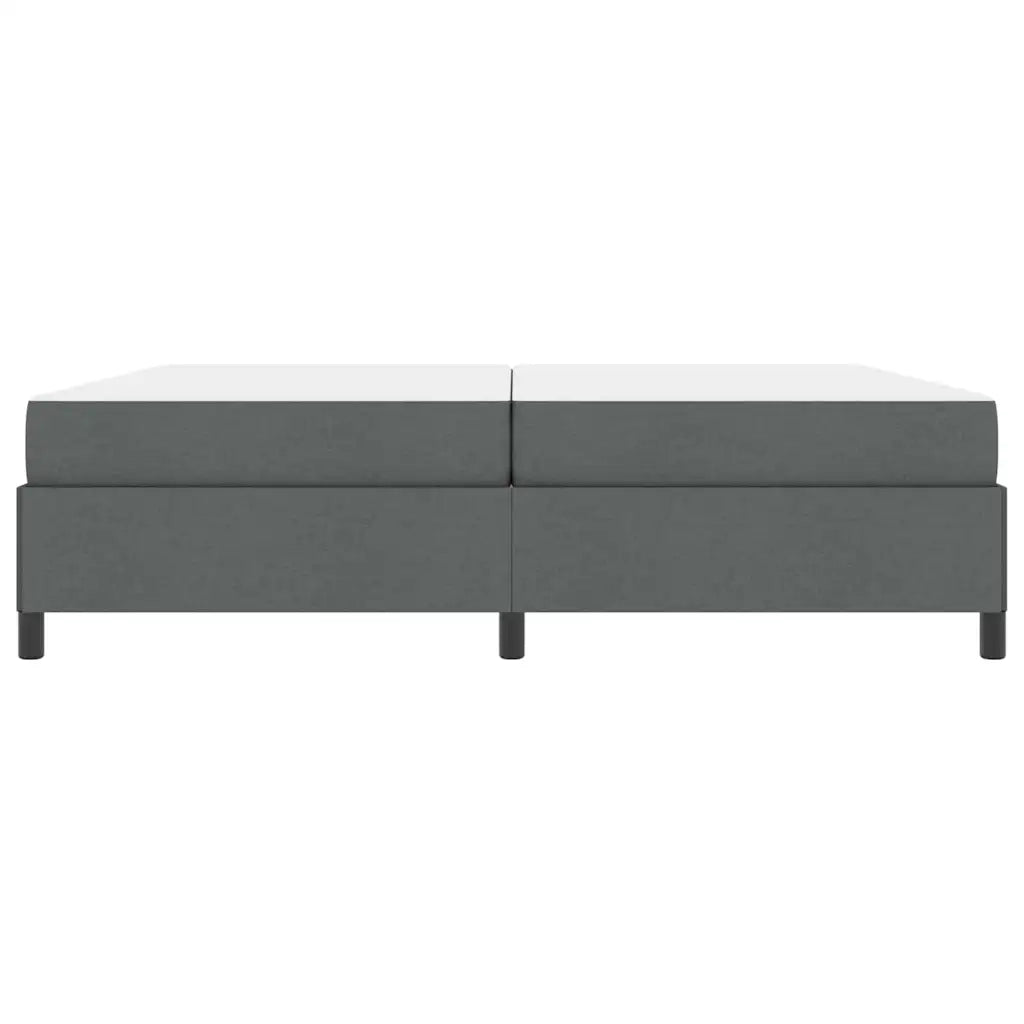 vidaXL Letto a molle Grigio scuro e Nero 200 x 200 cm