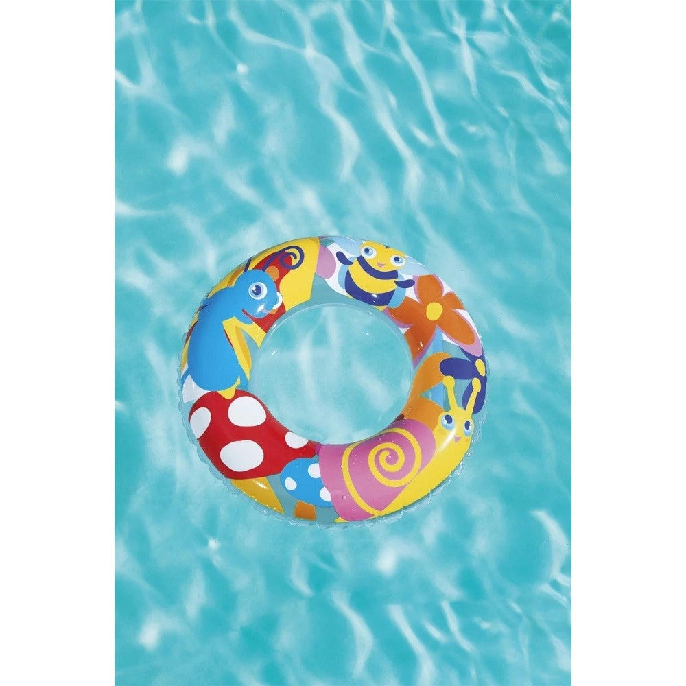 Trade Shop - Salvagente Gonfiabile Designer A Fantasia 56cm Bambini 3 Modelli Assortiti 36013 -