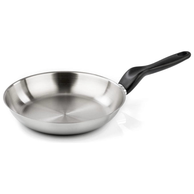 Barazzoni, Padella 32 cm, Acciaio Inox, Adatta a Induzione