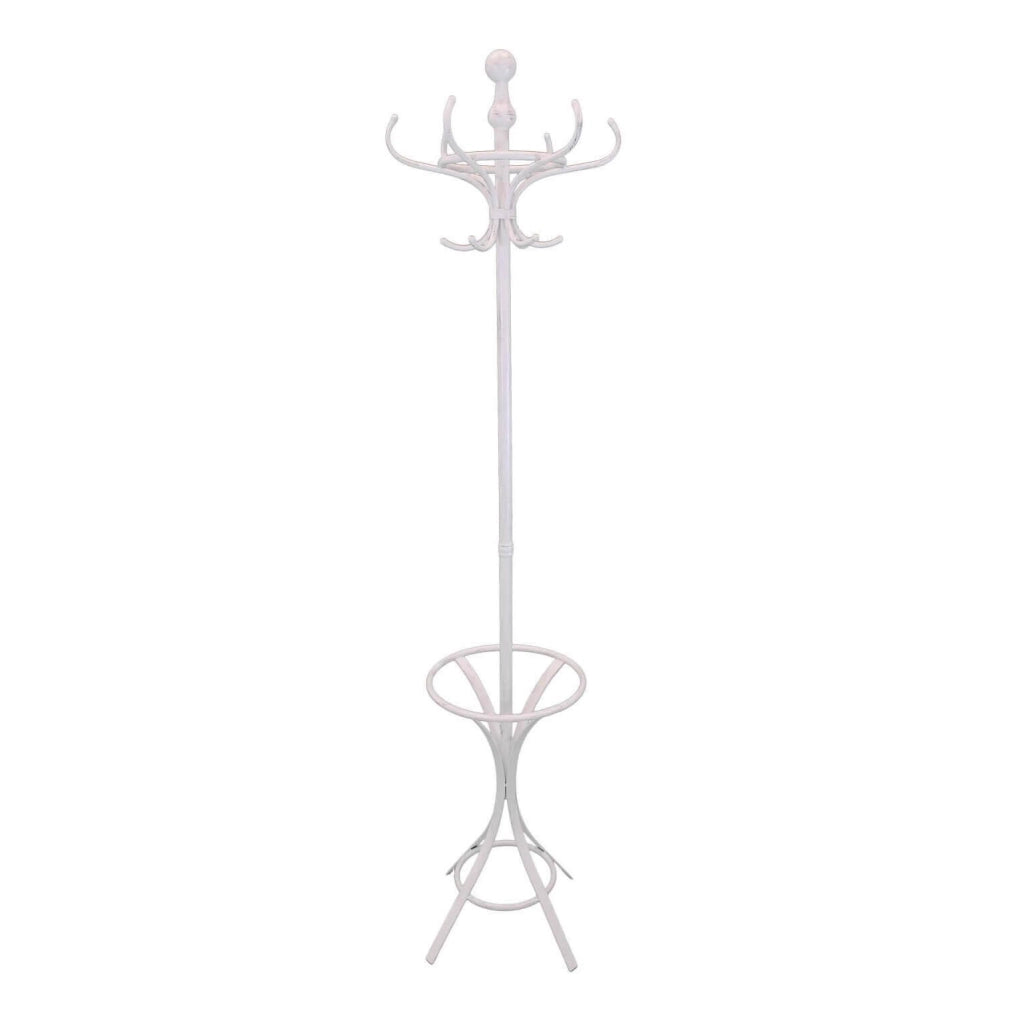 Appendiabiti da terra con portaombrelli in Acciaio cm 43x38x180 - LEMOINE