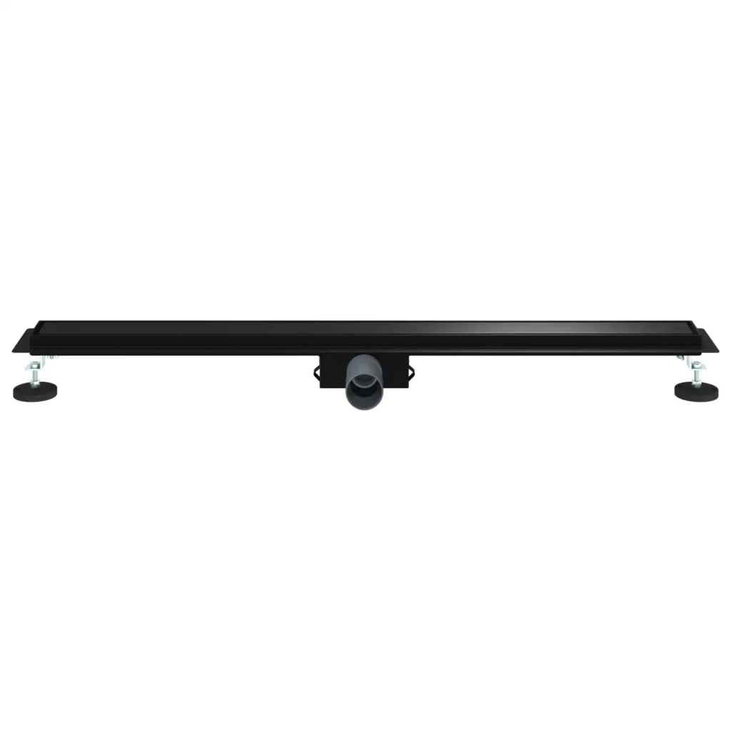 Drenaggio doccia 2 in 1 Nero 90 cm Acciaio Inox 304