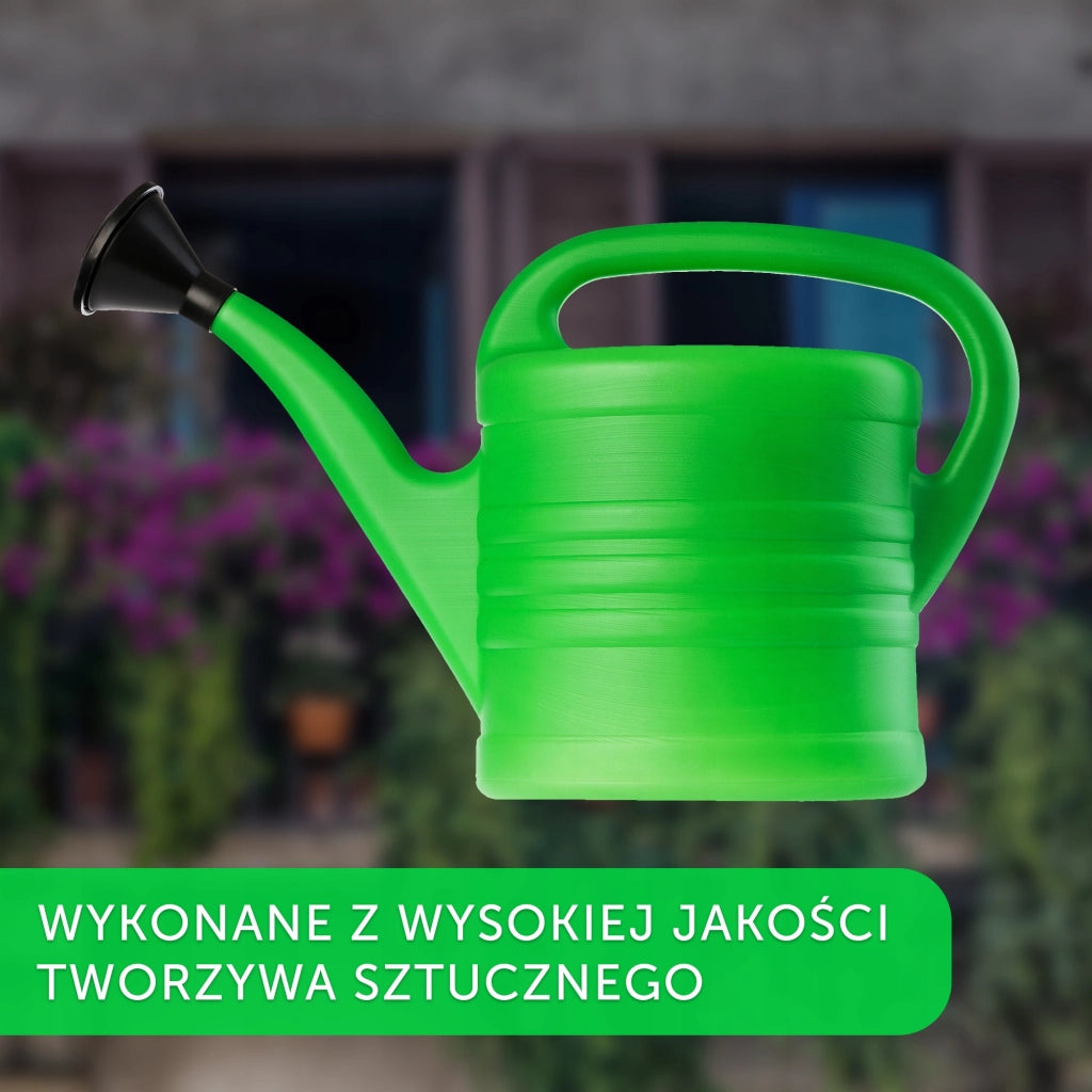 Annaffiatoio da giardino KADAX per uso domestico, ideale per innaffiare fiori. Set di annaffiatoi grandi da 5 + 10 litri.