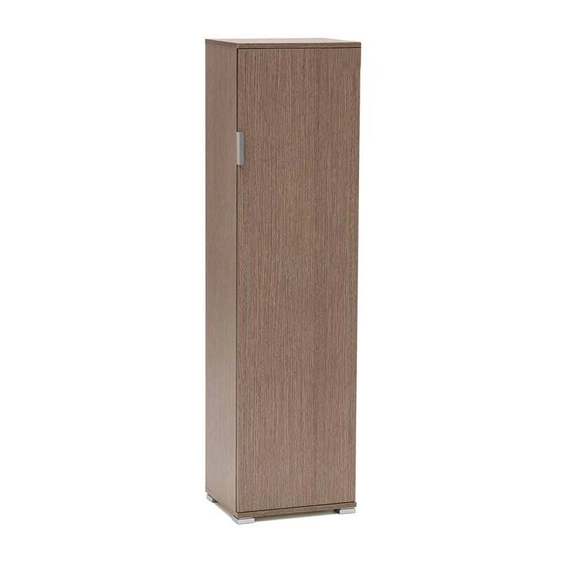MOBILE PORTA OGGETTI IN LEGNO DI ROVERE GRIGIO CON 3 RIPIANI 40 X 33 X H151 CM