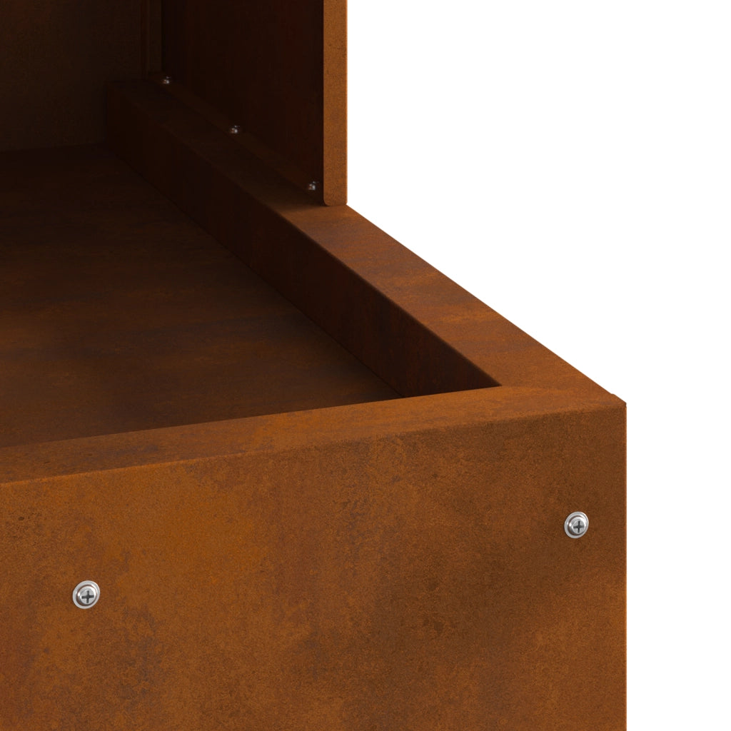 Focolare 50x50x100 cm Acciaio inossidabile