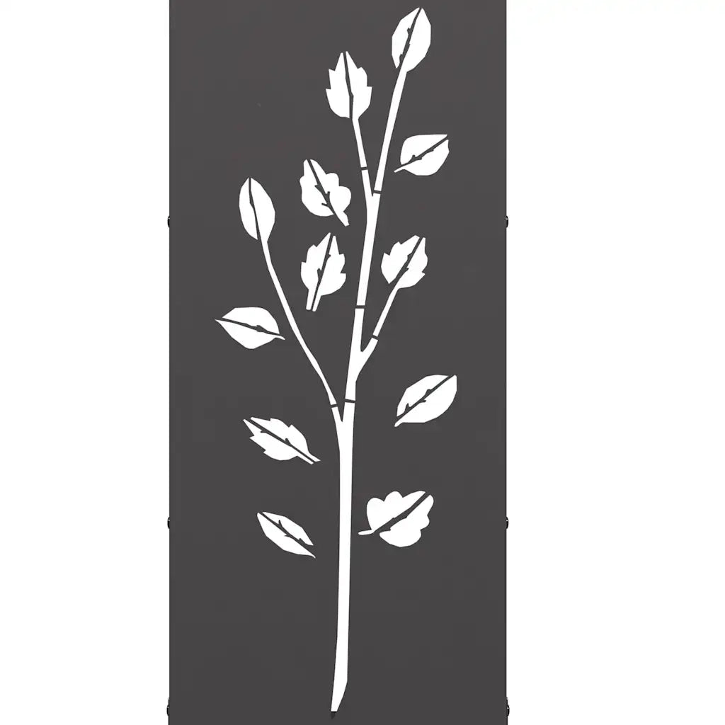 vidaXL Rastrelliera per Legna da Ardere Nera 40x30x80 cm