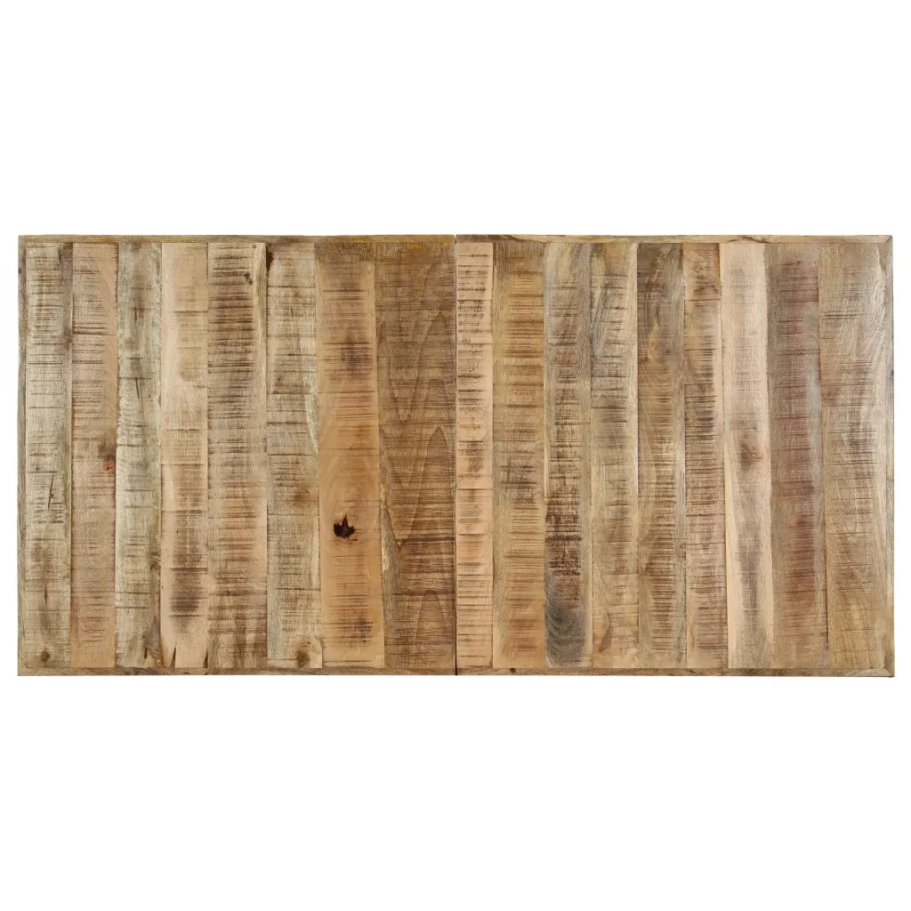 Tavolo da Pranzo 140x70x75 cm in Legno Massello di Mango Grezzo 247437