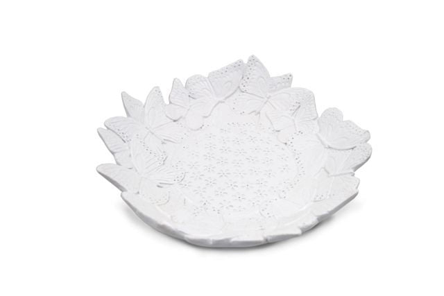 Centrotavola Decorativo Casa Tavolo in Resina Bianca 24 cm