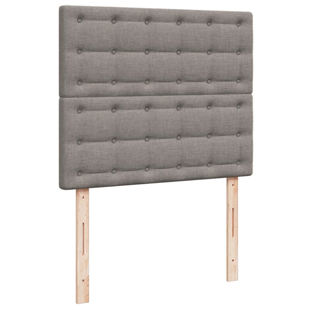 Giroletto a Molle con Materasso Tortora 120x200 cm in Tessuto 3292773