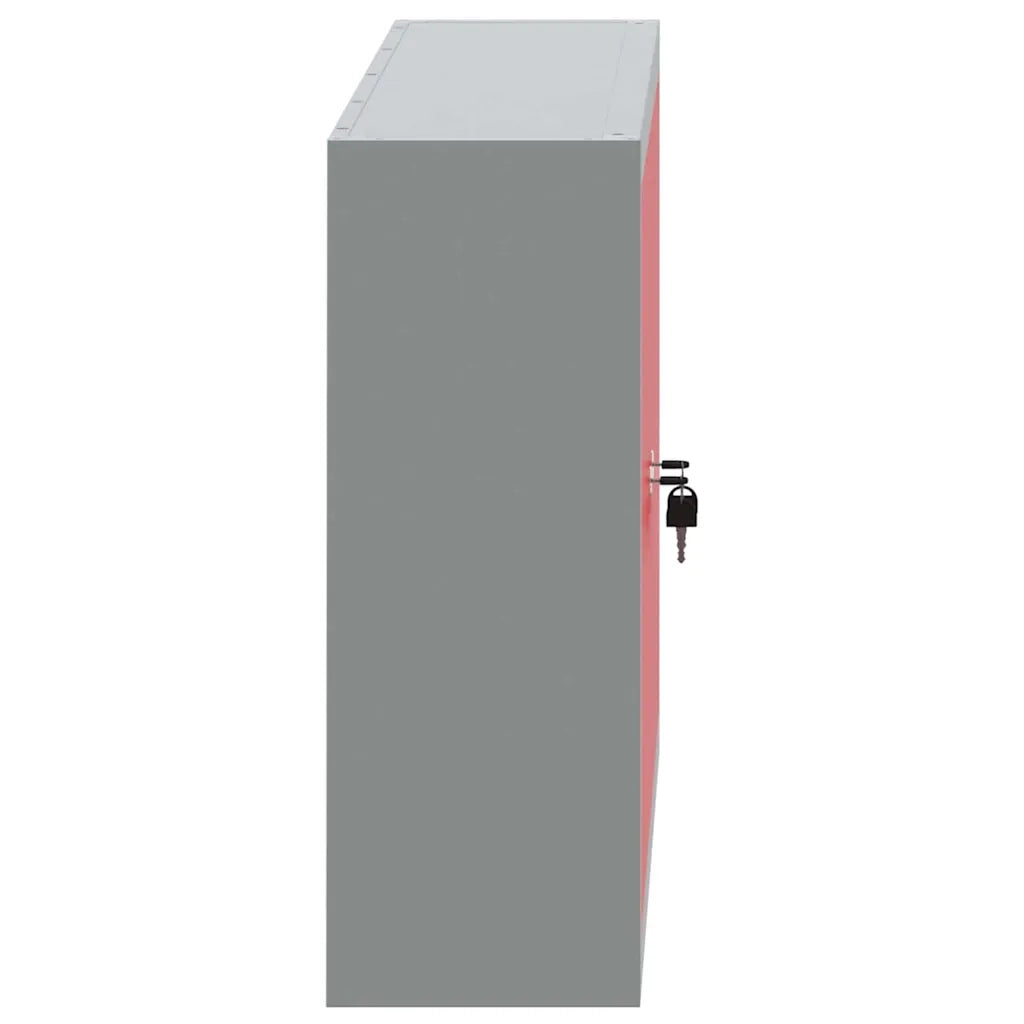 Mobile per attrezzi con blocco Rosso e Grigio 100 x 20 x 55 cm CFW2677725